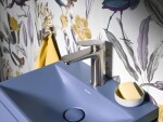 DURAVIT - Wave Umyvadlová baterie, kartáčovaný nerez WA1020002070