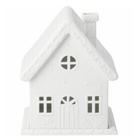 Räder Porcelánový svícen domeček Vines, bílá barva, porcelán