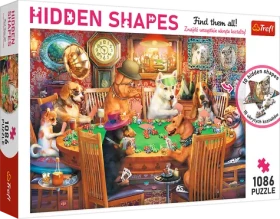 TREFL Puzzle Hidden Shapes: Herní večer