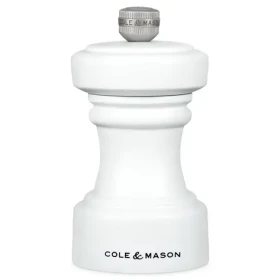 ColeMason Hoxton bílé dřevo / Mlýnek na sůl / výška 10,4 cm / bukové dřevo / keramický mlecí mechanismus (H233057)