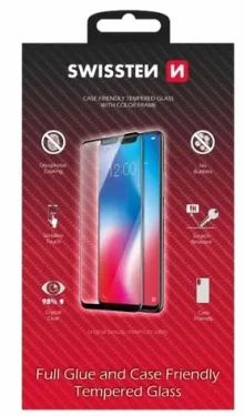 SWISSTEN FULL GLUE COLOR FRAME CASE FRIENDLY sklo pro XIAOMI REDMI A3 černá (54501863)