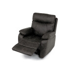 TV a relaxační křeslo s elektrickým ovládáním, potah coffee látka v dekoru vintage, 1 motor 240V