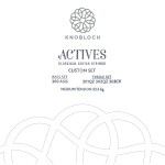 Knobloch ACTIVES Double Silver Bass Set Medium Tension 33.5