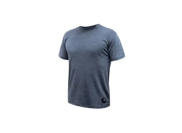 Sensor Merino Lite pánské funkční triko krátký rukáv Mottled Blue vel. S