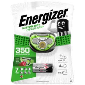Energizer Headlight Vision HD+ 350lm / čelová svítilna / Dosvit: až 80 metrů / 3xAAA (7638900316384)