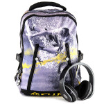 CU.BE CU.BE, 062343, studentský/školní batoh se sluchátky, 1 ks