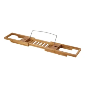 MSV podnos do vany bambusový s nastavitelnou délkou / 70 cm - 91.5 cm (3700703994213)