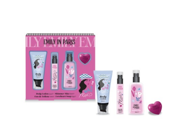 Kosmetická dárková sada: 4 produkty EMILY IN PARIS