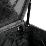 Zahradní sestava, polyratan, šedá, AZ-F1911 GREY