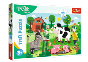 Mamido Puzzle Treflíci na venkově 24 maxi dílků Trefl