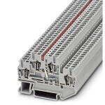 Phoenix Contact 3031607 řadová svorka pro konstrukční prvky 5.2 mm pružinová svorka šedá 50 ks