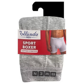 Pánské boxerky SPORT BOXER světle šedé - BELLINDA L