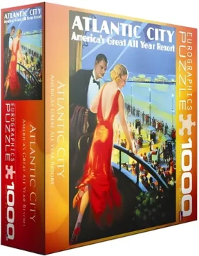 EUROGRAPHICS Puzzle Plakát: Atlantic City