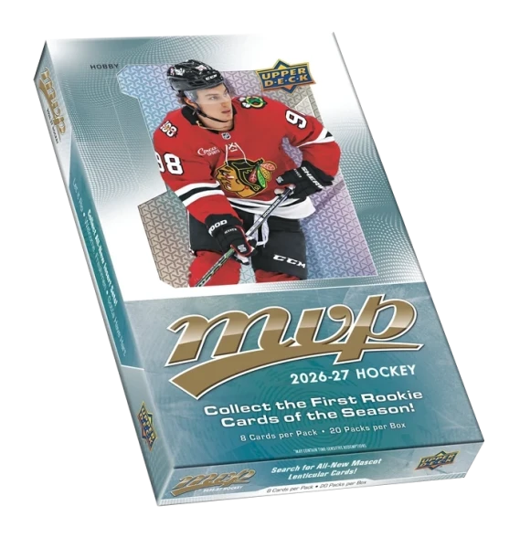 Hokejové karty NHL 2026-27 Upper Deck MVP Hockey Hobby Box