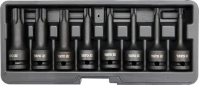 YATO YT-1065 / Sada rázových nástavců 8 ks / T30-T80 torx / CrMo (YT-1065)