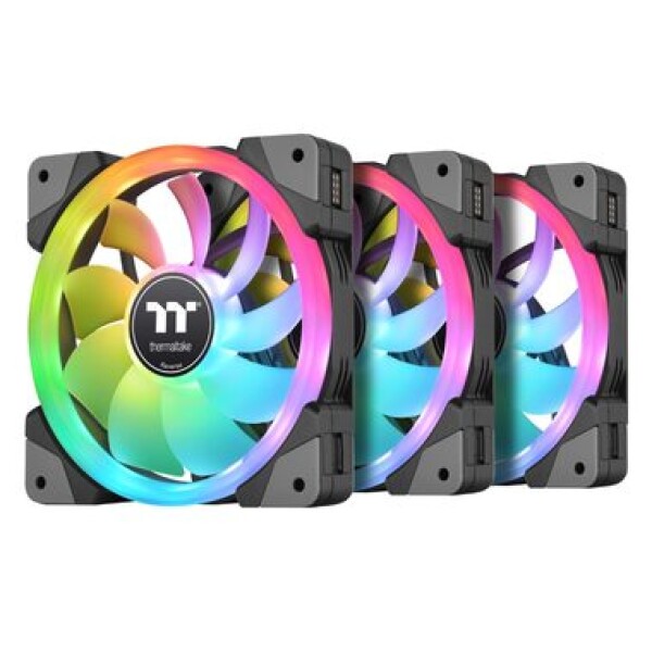 THERMALTAKE SWAFAN EX12 RGB šedá 3ks / Ventilátor / 120 mm / Hydraulic Bearing / 2000 RPM @ 32.5 dB / 57.11 CFM (CL-F143-PL12SW-A)