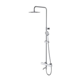 CERSANIT - Sprchový sloup CITY ovál s termostatickou baterií a výtokem, chrom S951-860