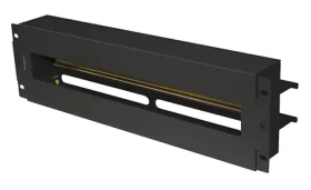Lanberg 19" 3U napěťový rozváděč TS-35 černý / Rozváděč do racku / DIN lišta / 3U (AK-VDP103-B)