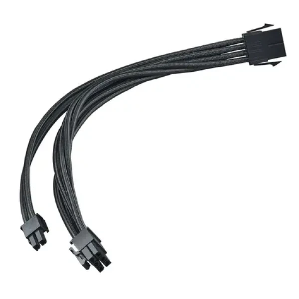 SilverStone Prodlužovací kabel 8-Pin-PCIe na 6+2-Pin-PCIe - 250mm černá (SST-PP07E-PCIB)
