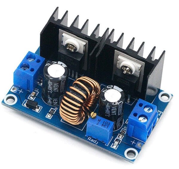 Step-down měnič 4–40 V na 1.5–36 V – XL4016E1, max. 8 A / 200 W