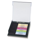 Popisovače Faber-Castell Pitt Artist Pen Brush 12 ks, pastelové barvy