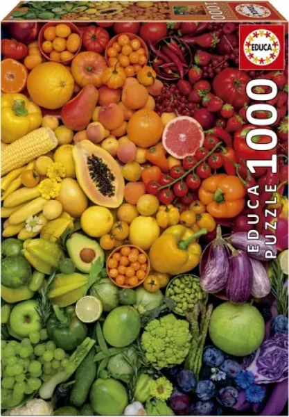 EDUCA Puzzle Barevné vitamíny