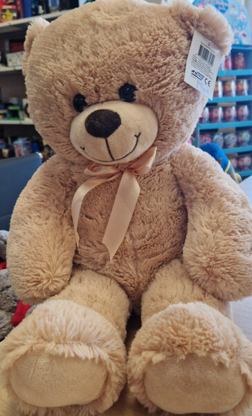 Plyšový medvěd béžový 60 cm