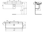 IDEAL STANDARD - Strada II Umyvadlo 120x43 cm, 2 otvory pro baterii, bílá T364801