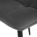Jídelní židle, šedá, sametová látka, CT-281 GREY4