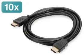Digitus černá / HDMI kabel s Ethernetem / 2 m / 4K UHD 60 Hz / 10 ks v balení (AK-990920-020-S)