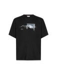 Pánské merino triko krátký rukáv ICEBREAKER Mens Merino 150 Tech Lite SS Tee Pure Altitude, Black velikost: S