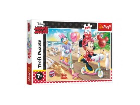 Trefl Puzzle Minnie - Na pláži / 200 dílků