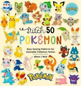 Stitch 50 PokeMon - Alison J Reid