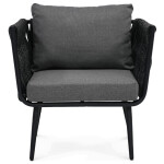 Zahradní sestava, kov, šedá, AZS-1604 GREY