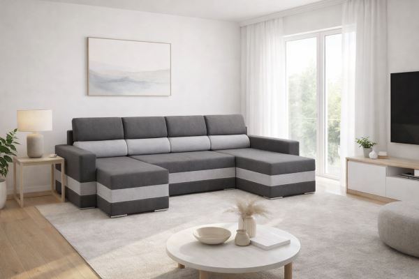 Sedací souprava Logan Mega UNI Provedení: Symetrická, látka: Herbi 30 / Herbi 40