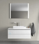 DURAVIT - DuraSquare Umyvadlová mísa 600x335 mm, DuraCeram, s WonderGliss, alpská bílá 23556000001