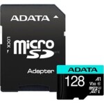 ADATA Premier Pro Micro SDXC karta 128GB + adapter / UHS-I / CLASS10 / R: 100MBs / W: 80MBs (AUSDX128GUI3V30SA2-RA1)