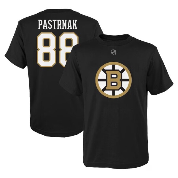 Outerstuff Dětské tričko Boston Bruins NHL David Pastrňák #88 Player Name & Number Velikost: Dětské S (122 – 134)