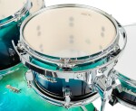 Polmuz Drums Birch Model 3 Blue to Black Fade Rock Set