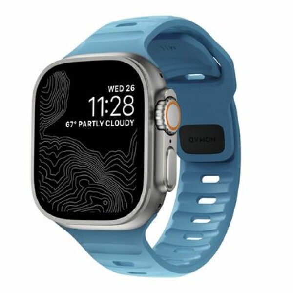 Nomad Sport Strap (M-L) řemínek pro Apple Watch Series 42/44/45/49 mm modrá (NM01008385)