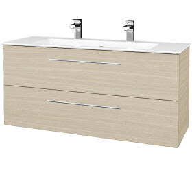 Dřevojas - Umyvadlová skříňka GIO SZZ2 120 - D04 Dub / Úchytka T02 / D04 Dub 407018B