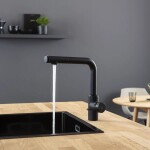 Dřezová baterie KWC FIT, 125577, Matt Black 125577
