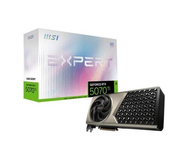 MSI VGA NVIDIA GeForce RTX 5070 Ti 16G EXPERT OC, RTX 5070 Ti, 16GB GDDR7, 3xDP, 1xHDMI EDF_2648732