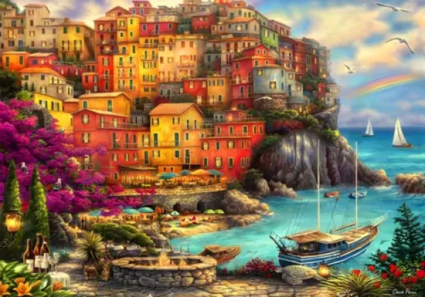 GRAFIKA Puzzle Krásný den v Cinque Terre