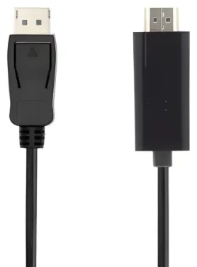 Nedis DisplayPort kabel na HDMI černý / Kabel DisplayPort na HDMI / 4K 30Hz / Poniklované konektory / 2 m (CCGL37101BK20)
