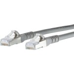 Metz Connect 1308455033-E RJ45 síťové kabely, propojovací kabely CAT 6A S/FTP 5.00 m šedá dvoužilový stíněný, bez halogenů, samozhášecí 1 ks