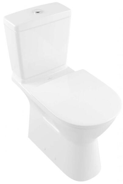 VILLEROY & BOCH - ViCare WC kombi mísa bezbariérová, Vario odpad, DirectFlush, CeramicPlus, alpská bílá 4620R0R1