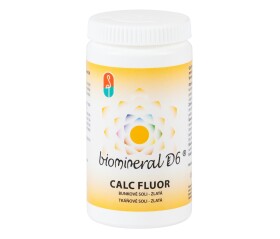 Biomineral D6 CALC FLUOR zlatá 180 tablet/90 g tkáňová sůl