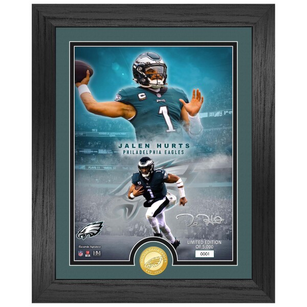 Obraz Philadelphia Eagles NFL Jalen Hurts Bronze Coin