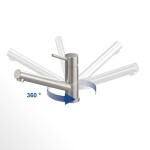 Dřezová baterie Villeroy & Boch Como Shower, 92520005, antracit 92520005